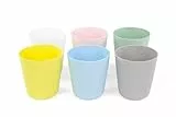 IKEA Kalas Baby/Kleinkind Kunststoff Trinkbecher, verschiedene Pastellfarben, 6 Stück, BPA-frei
