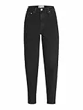 JJXX Damen Jxlisbon Mom Hw C4143 DNM Noos Jeans, Black Denim, 30W / 30L EU