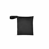 1 Stück 30 * 22.5cm Nasstasche,Wetbag,wasserdichte Wet Bag mit Reißverschluss,Wiederverwendbare Wetbag,Schwimmsachen,schmutzige Kleidung Tasche,für Badeanzüge, Strandtuch(Schwarz)