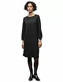Street One Damen 1409099 Jersey-Kleid in Unifarbe, Schwarz, 42