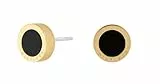 Tommy Hilfiger Jewelry Steckerohrringe für Damen in Gelbgold mit Schwarzem Onyx - 2780662