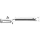 WMF Profi Plus Kartoffelschäler Pendelklinge 19 cm, Pendelschäler einschneidig, Sparschäler, Gemüseschäler, Cromargan Edelstahl teilmattiert, spülmaschinengeeignet