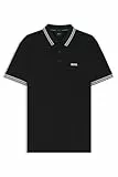BOSS Herren Paddy Curved Polohemd, Dunkelblau, L EU