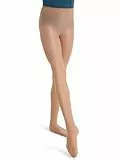 Capezio Ultra Shimmery Footed Tight, Light Toast, Medium