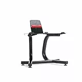 Bowflex mit Media Rack Hantelständer, Schwarz, One Size