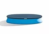 Intex 28023 - Poolabdeckung für Runde Easy Set Pool, PVC, Blau, ⌀ 457 cm