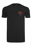 Mister Tee Herren Rose Tee T-shirt, Schwarz, L
