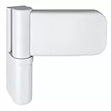 Simonswerk Haustürscharnier Siku 3d K3130 weiß, Modern, Lackiert, Legierter Stahl oder Edelstahl, weiß