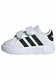 adidas Jungen Unisex Kinder Grand Court 2.0 Shoes Kids Tennisschuhe, Cloud White/Core Black/Cloud White, 21 EU