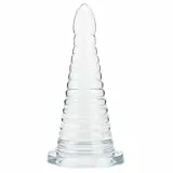 BDSMAGE Analplug Φ 9 CM,Buttplug Analdildo XXL Analkugeln Analspielzeuge Fisting Sexspielzeug Analdehner Anal Expander erotisches Sex Spielzeug für Paare Frauen Männer extrem Sex (Transparent)