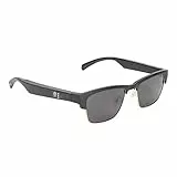 Dilwe Audio Sonnenbrille mit Open Ear Kopfhörer, Bluetooth 5.0 Sonnenbrille HiFi Stereo Polarisierte Linse wasserdichte Smart Glasses für Smartphone oder PC(Goldener Rahmen)