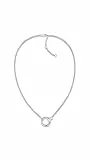 Tommy Hilfiger Jewelry Gliederhalskette für Damen aus Edelstahl mit einem Runden Charm - 2780944
