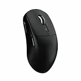 MAMBASNAKE x Attack Shark R6 39g Superlight Mouse, PixArt PAW3950MAX Gaming Sensor, Wireless 8K Mouse, MCU Nodic 52840, BT/2.4G/Wired Gaming Mouse, Adjustable DPI 42000, for Win11/Xbox/PS/Mac -Black