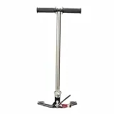 PCP Handpumpe 3-Stufiges Hochdruckpumpe 4500PSI/30MPa Hochdruckluftpumpe Luftgewehrpumpe mit Manometer, PCP Handpumpe für Luftpistole Bootsreifen Kajaks Autoreifen Motorrädern