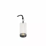 Konstsmide LED Tischlampe Edison XS | anthrazit | Indoor/Outdoor | Kabellos | 7 x 14,5 x 7 cm | 7849-370