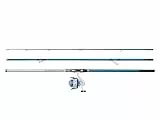 Mitchell Neuron SW II Surf-Ruten- und Rollen-Kombination | Salzwasser-Surf-Angel-Set | 1+1-Lager-Rolle | Graphitkörper | Vorbespult und fischfertig | 8000 | 4,50 m | 100–200 g