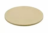RÖSLE VARIO Pizzastein, Hochwertiger Pizzastein aus Cordierit zur Zubereitung von Pizza, Flammkuchen, Brot usw. auf dem Grill oder im Backofen, 30 cm
