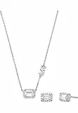 Michael Kors Women's Semi precious necklace and earring jewelry set