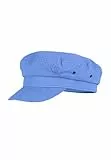 MADSea Unisex Canvas Elbsegler Schirmkappe Schirmmütze, Farbe:blau, Größe:S