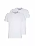 TOM TAILOR Herren Crewneck T-Shirt im Doppelpack, 20000 - White, S