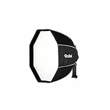 Rollei Softbox für Aufsteckblitze 50 cm – Perfekte Ausleuchtung, Hohe Kompatibilität, Weiches Licht, Einfache Montage, Kompakt & Leicht, Inklusive Diffusor & Grid