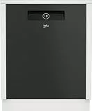 Beko BDDN38440DD Unterbau-Geschirrspüler 60 cm teilintegriert, für 14 Maßgedecke, 3 Spülebenen, 5 Temperaturen, CornerIntense, HygieneIntense, Schnell+, SteamGloss Trocknung, Dark Inox