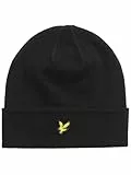 CAPPELLO Uomo LYLE & SCOTT 1874 HE2313A COTTON BEANIE Z865 JET BLACK