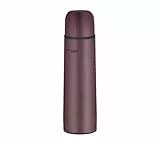 THERMOcafé by THERMOS TC BEVERAGE BOTTLE burgundy mat 0,50l, Thermosflasche mit Becher aus Edelstahl, 12h heiß & 24h kalt, Auslaufsicher, für Schule, Unterwegs & Büro