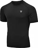 RDX Rash Guard, Kompressionsunterwäsche Herrenweste, Langarm, schnell trocknender Neoprenanzug, Schwimmoberteil zum Surfen, MMA-Training, Sparring, Laufen, Radfahren, Thermohemd