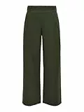 JdY Damen Jdylouisville Catia Life Wd PNT JRS Noos Hose Mit Hohem Bund Und Weitem Bein, Forest Night, M / 30L