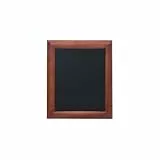 Securit 30 x 40cm Hartholz Kreidetafel - in lackiertem Dunkelbraun - inkl Wandaufhängung