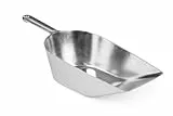 HENDI Aluminiumschaufel, Abwiege-/Abfüll-/Futter-/Sackschaufel, 2,0L, 390mm, Aluminium