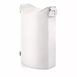 blomus -FRISCO- Wäschesammler Sand, 65 Liter, mit zwei praktischen Tragegriffen, hochwertige Kunstfaser, trendiges Design, moderner Wäschekorb (H / B / T: 70 x 45 x 28 cm, Farbe: Sand, 65382)
