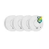 Smartwares Rauchmelder - Optischer Sensor - TÜV geprüft - Auswechselbare Batterie 5 Jahre - Testtaste - 85 dB - FSM-11514