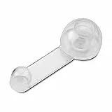 Transparenter selbstklebender drehbarer Haltestopp INOFIX-Blister