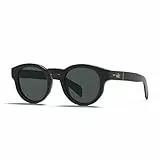 Hanukeii Unisex Mauricio Sonnenbrille, Schwarz, One Size