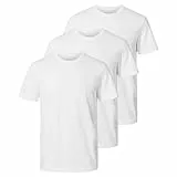 SELECTED HOMME Male T-Shirt 3er-Pack Baumwoll