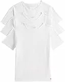 Tommy Hilfiger Herren 3er Pack T-Shirts Kurzarm Stretch V-Ausschnitt, Weiß (White/White/White), L