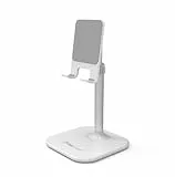 digipower höhenverstellbarer Handy Ständer, Tablet Ständer, Tablet und Smartphone Halterung für Modelle mit bis zu 25cm Diagonale weiß