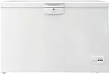 Beko HSM27050 Gefriertruhe, Kühltruhe, 284 l Nutzvolumen, 2 Gefriergutkörbe, Temperaturalarm, abschließbar, LED-Anzeigesystem, Innenbeleuchtung, 36 db(A), Transportrollen, Weiß