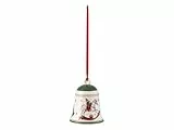 Villeroy & Boch - My Christmas Tree, Glocke Spielzeug, 5,5 x 5,5 x 6,5cm, Porzellan, grün, 14-8622-6850, Mehrfarbig, 5,5x5,5x6,5cm