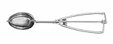 HENDI Eisportionierer Stöckel, Oval, geeignet für Geschirrspüler, Eislöffel, Eiscreme Löffel, 1/30, 62x43mm, Edelstahl