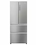 Haier French Door Kühl-Gefrierkombination 70 cm Breite I 402 L French Door Kühlschrank, freistehend I Doppeltür Kühlschrank mit Gefrierfach, No Frost I LED, Touch-Display I FD 70 SERIE 3 HFR3718ENMM