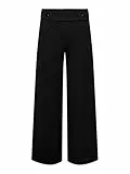 JdY Damen Jdygeggo New Long Pant Jrs Noos Hose, Black/Detail:black Buttons, M / 30L EU