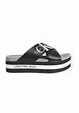 Calvin Klein Jeans Sandale Plateau-Sohle Crisscross schwarz Größe 39