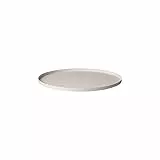 blomus | Serviertablett | Peasy | Edelstahl/Moonbeam | S | Ø30cm rund mit Rand |
