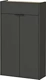 Germania Schuhschrank 1397-549 GW-Ameca, in Graphit/Eiche, geringe Tiefe, optimal für schmale Flure, 56 x 97 x 22 cm (BxHxT)
