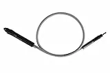 wolfcraft Biegsame Welle I 2230000 I 6 x 1300 mm inkl. Schnellspann-Bohrfutter I Für kontrollierte und feine Schleifarbeiten mit der Bohrmaschine