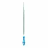 PFERD TOOLS Werkstattfeile Vierkant, 250mm, quadratische, spitz zulaufende Feile, Kreuzhieb H2 auf vier Seiten, Ergonomie-Feilenheft, 11212257 – für universelle Schrupp- und Schlichtarbeiten geeignet