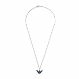 Emporio Armani Halskette Für Männer Essential, Länge: 525mm, Höhe: 3,5mm, Breite: 24mm Silberne Edelstahl-Halskette, EGS2909040